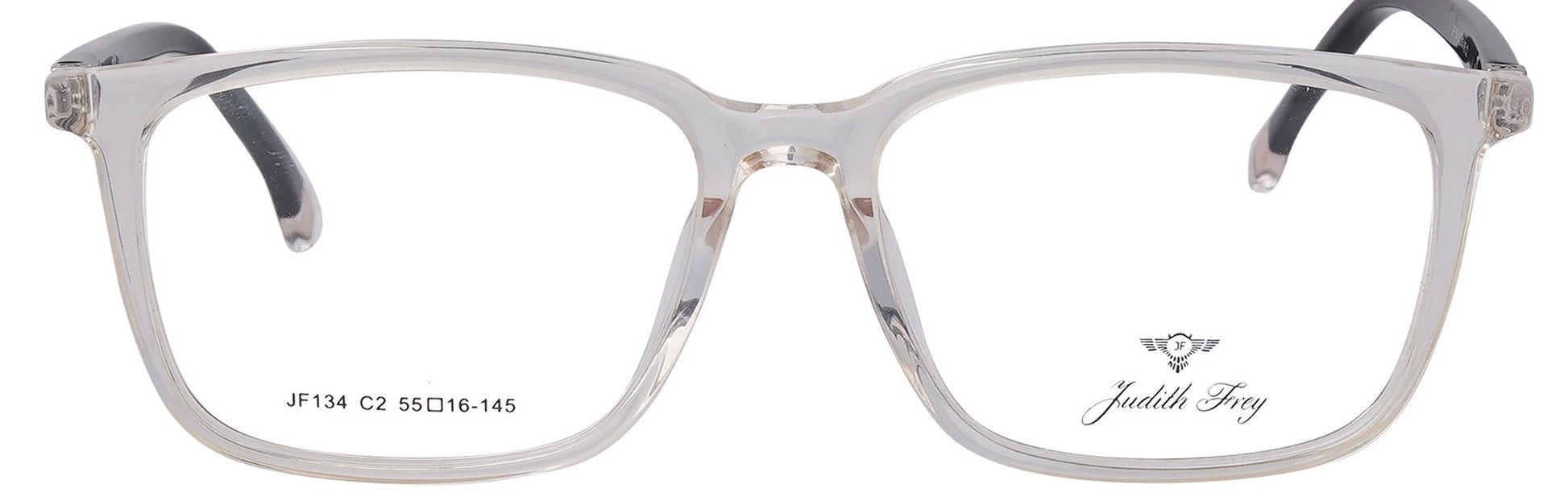 JF134 - C2 - Handmade Bio Acetate - Crystal Clear - glassesbyahana.com