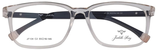 JF134-C2-Handmade Bio Acetate-Crystal Clear - glassesbyahana.com