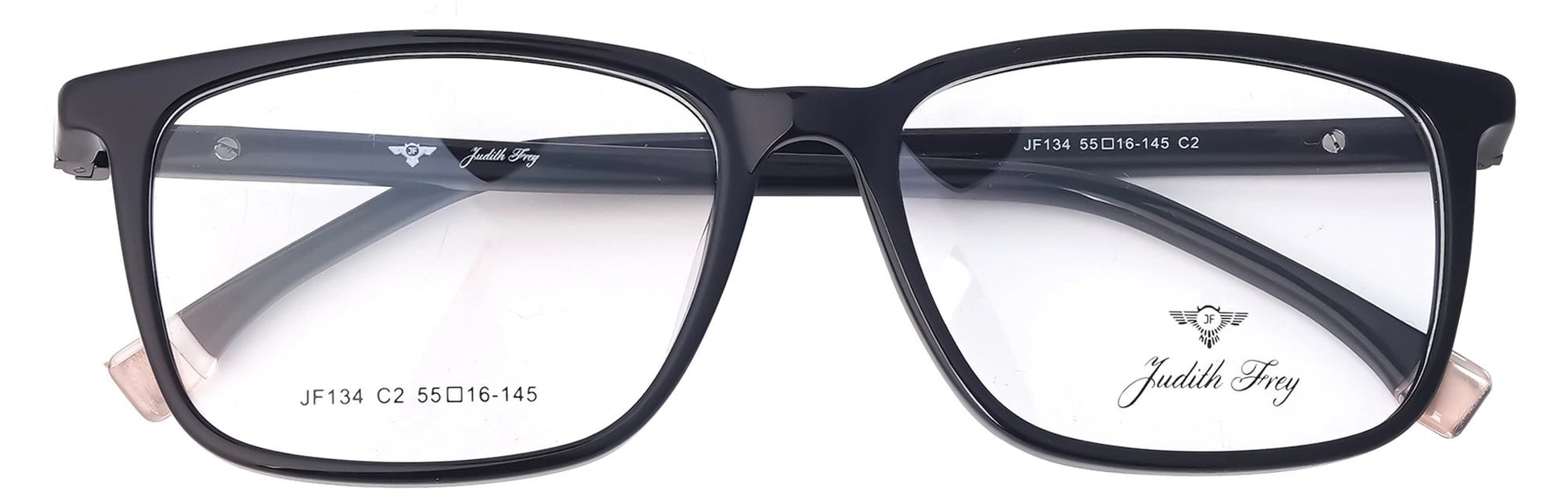JF134 - C2 - Handmade Bio Acetate - Midnight Black - glassesbyahana.com