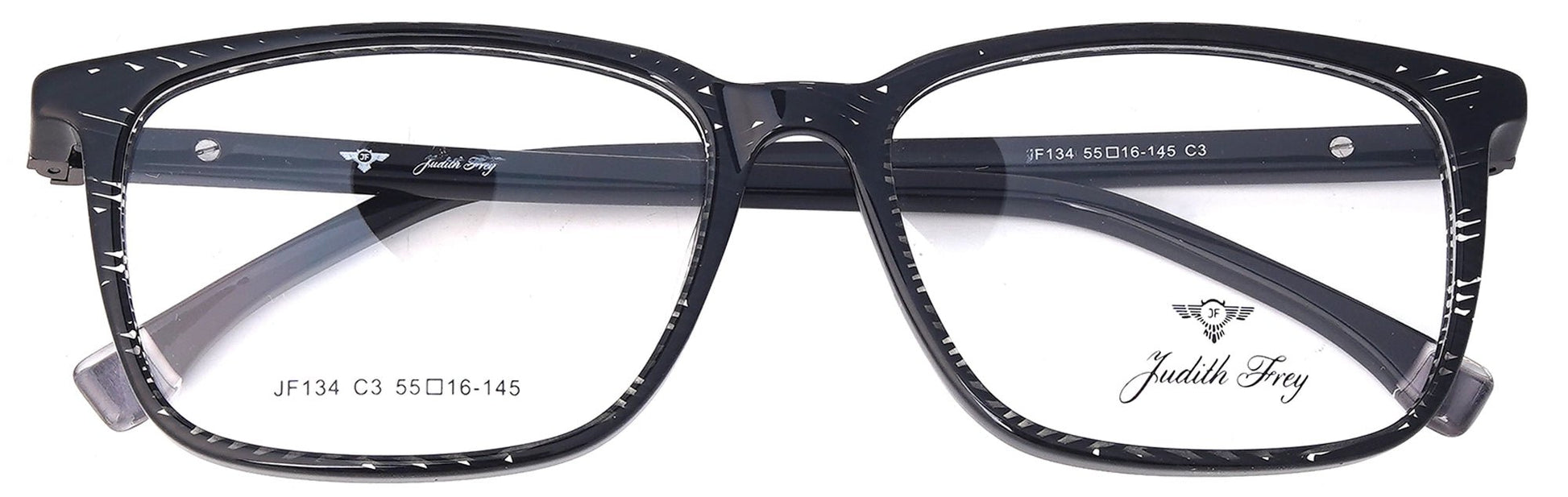 JF134 - C3 - Handmade Bio Acetate - Midnight Black - glassesbyahana.com