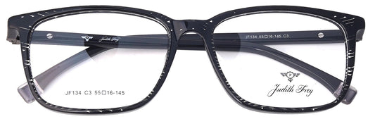 JF134 - C3 - Handmade Bio Acetate - Midnight Black - glassesbyahana.com