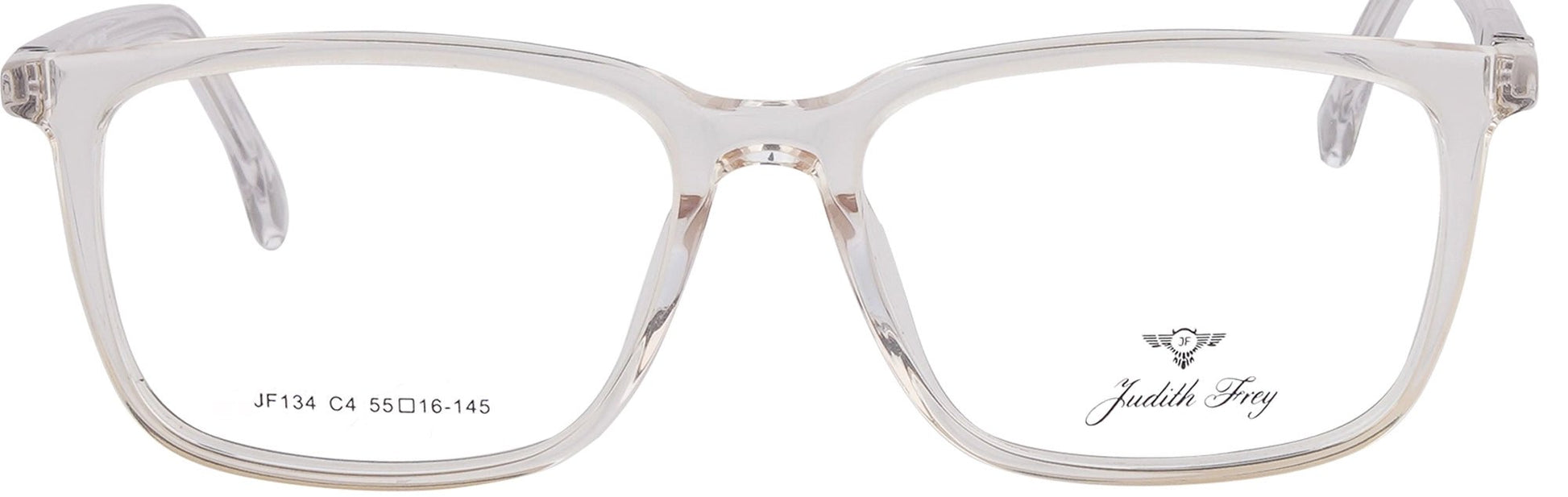 JF134 - C4 - Handmade Bio Acetate - Crystal Clear - glassesbyahana.com