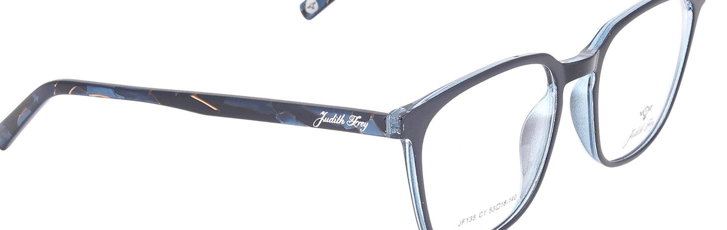JF135 - C1 - Handmade Bio Acetate - Midnight Black - glassesbyahana.com