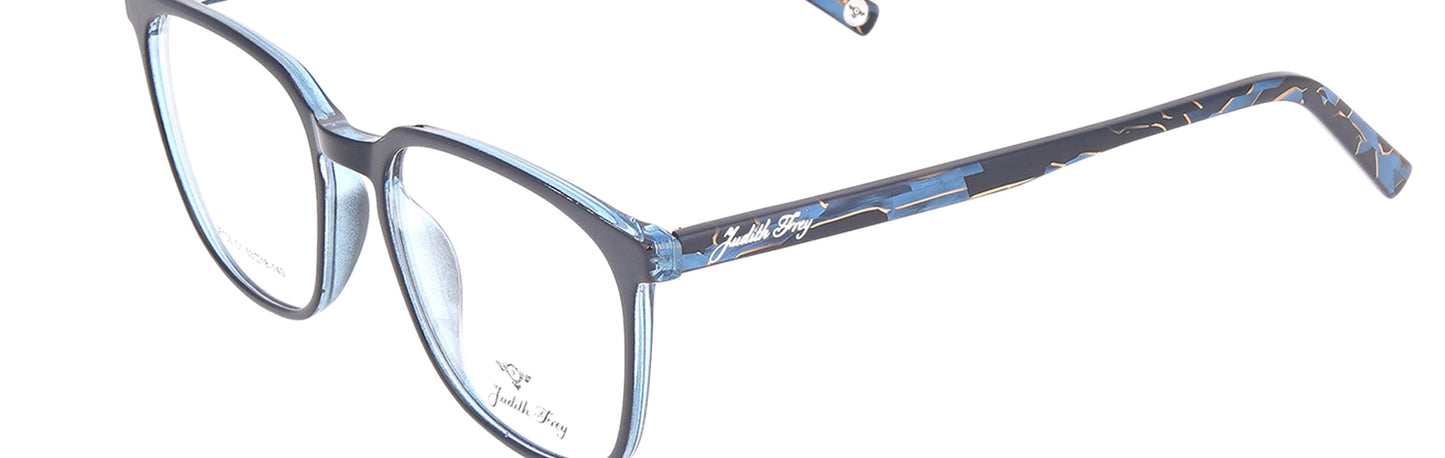 JF135 - C1 - Handmade Bio Acetate - Midnight Black - glassesbyahana.com