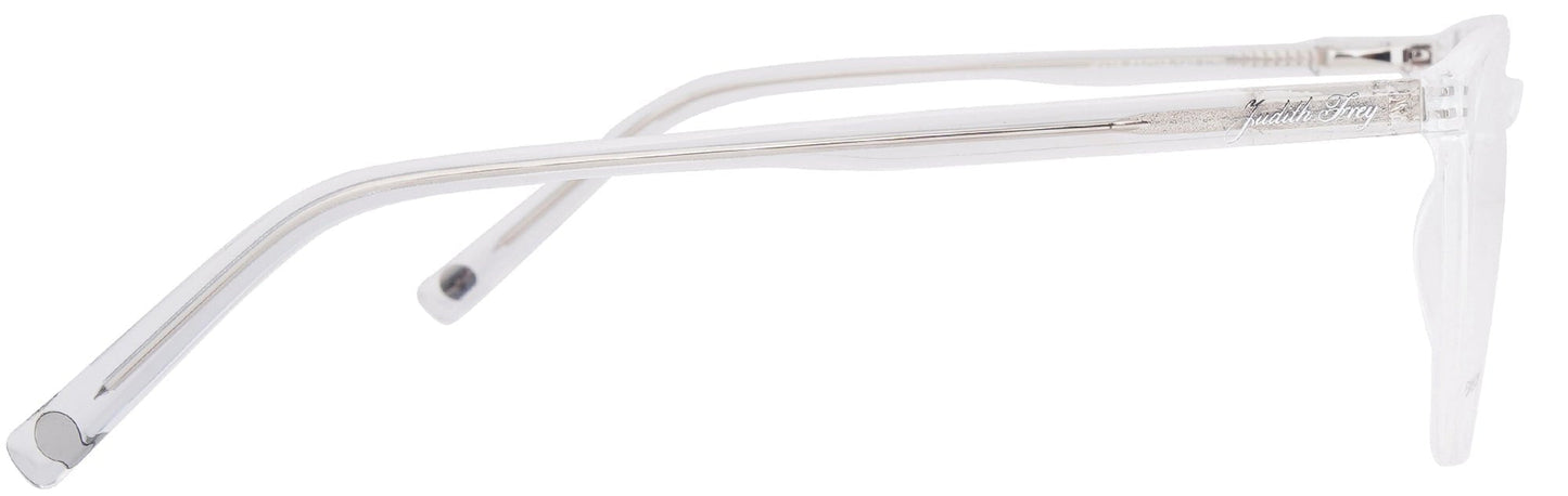 JF135 - C10 - Handmade Bio Acetate - Crystal Clear - glassesbyahana.com