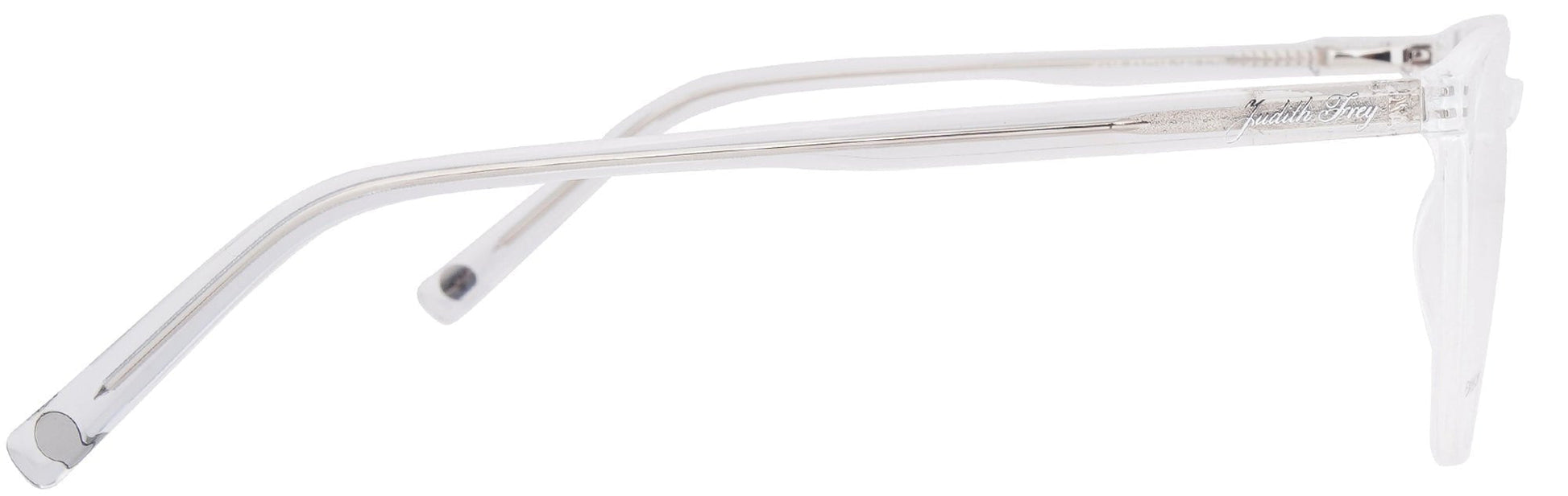 JF135 - C10 - Handmade Bio Acetate - Crystal Clear - glassesbyahana.com