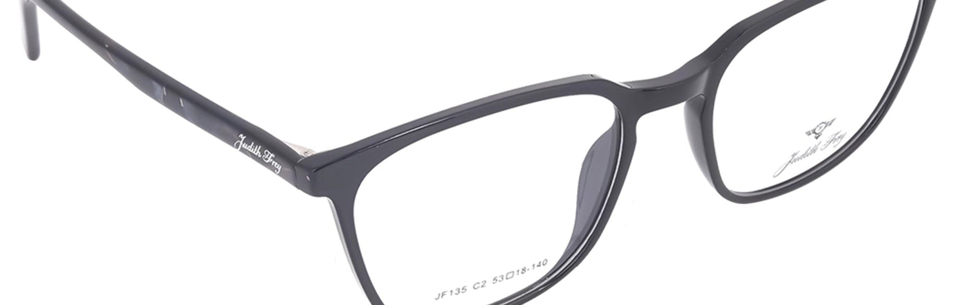 JF135 - C2 - Handmade Bio Acetate - Midnight Black - glassesbyahana.com
