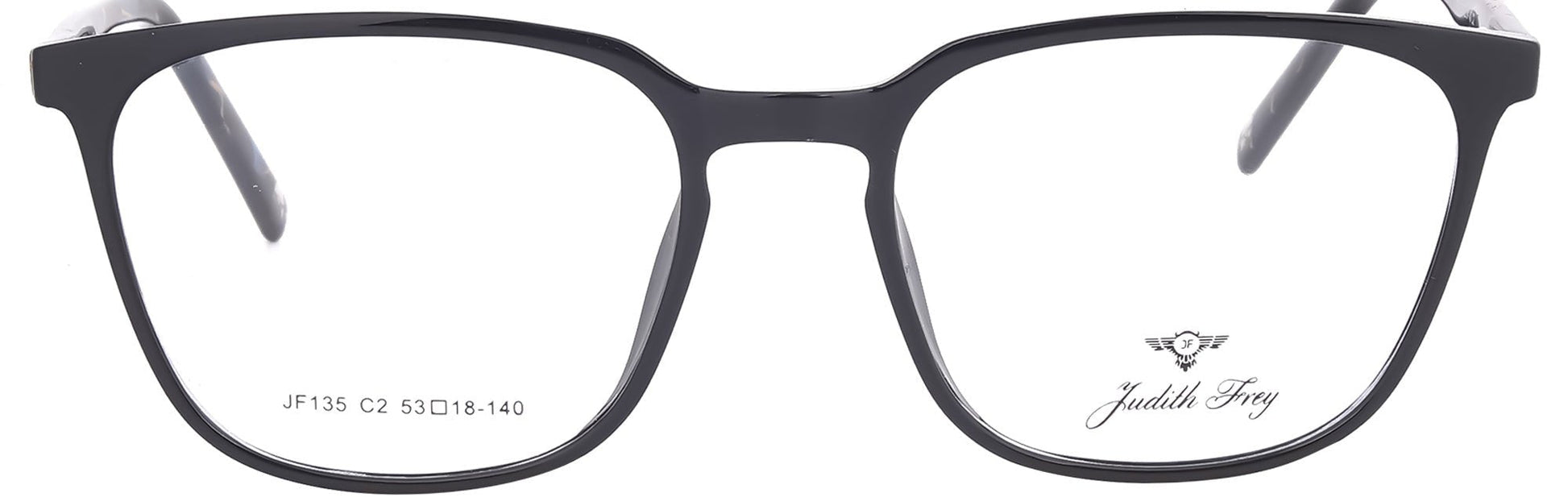 JF135 - C2 - Handmade Bio Acetate - Midnight Black - glassesbyahana.com