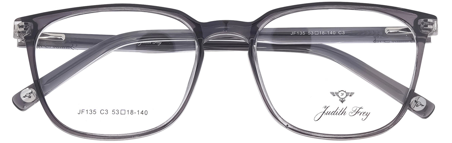 JF135 - C3 - Handmade Bio Acetate - Slate Grey - glassesbyahana.com