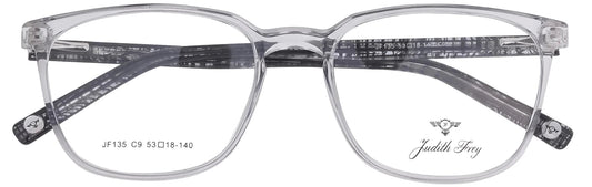JF135-C9-Handmade Bio Acetate-Crystal Clear - glassesbyahana.com
