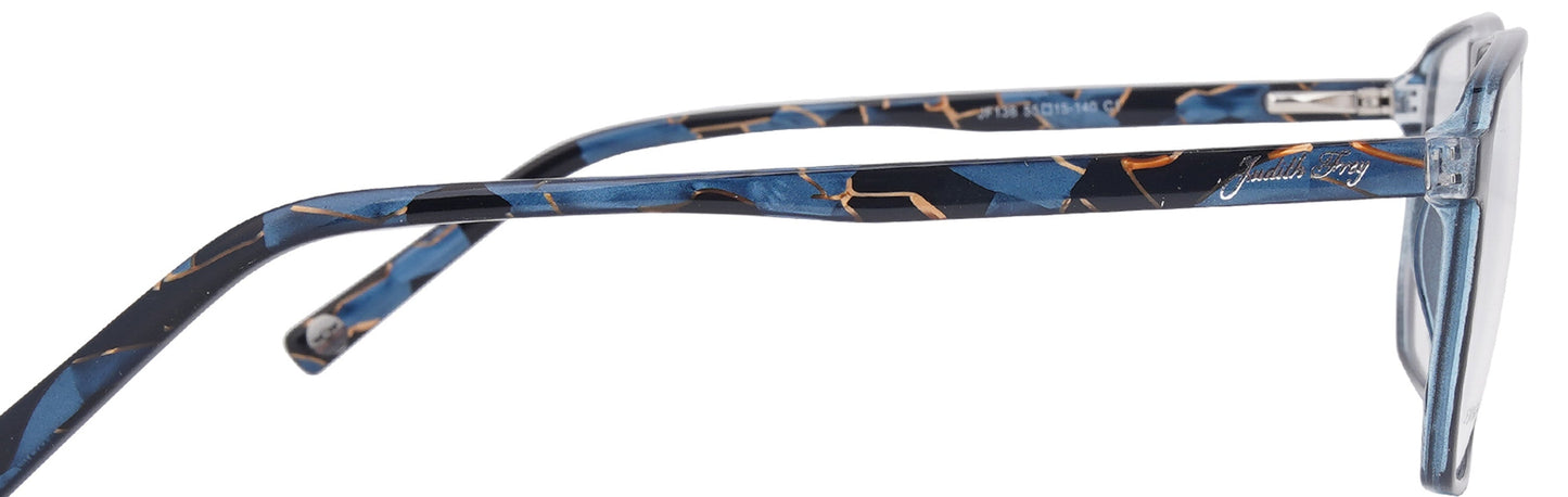 JF136 - C1 - Handmade Bio Acetate - Midnight Black - glassesbyahana.com