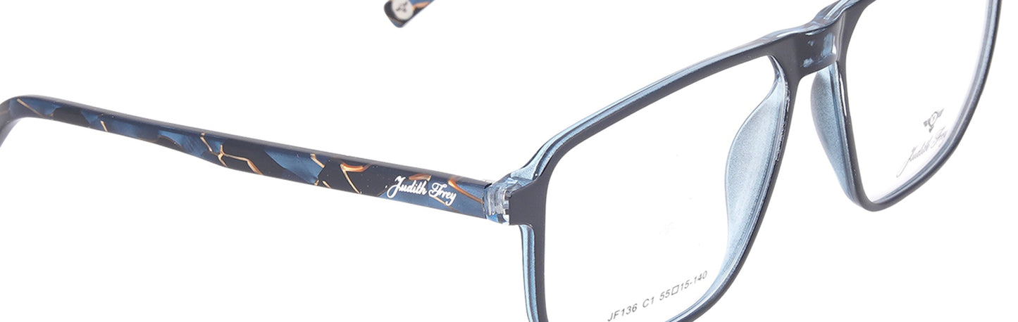 JF136 - C1 - Handmade Bio Acetate - Midnight Black - glassesbyahana.com