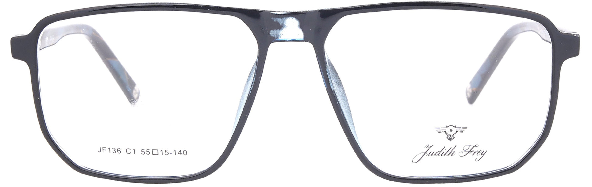 JF136 - C1 - Handmade Bio Acetate - Midnight Black - glassesbyahana.com