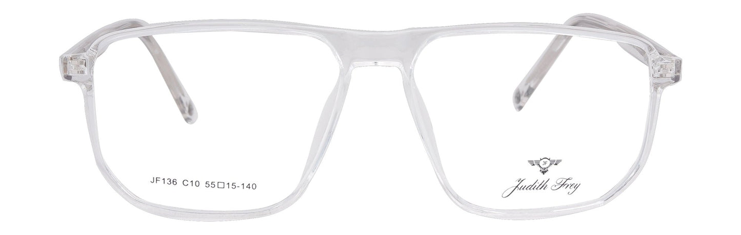 JF136 - C10 - Crystal Clear - glassesbyahana.com