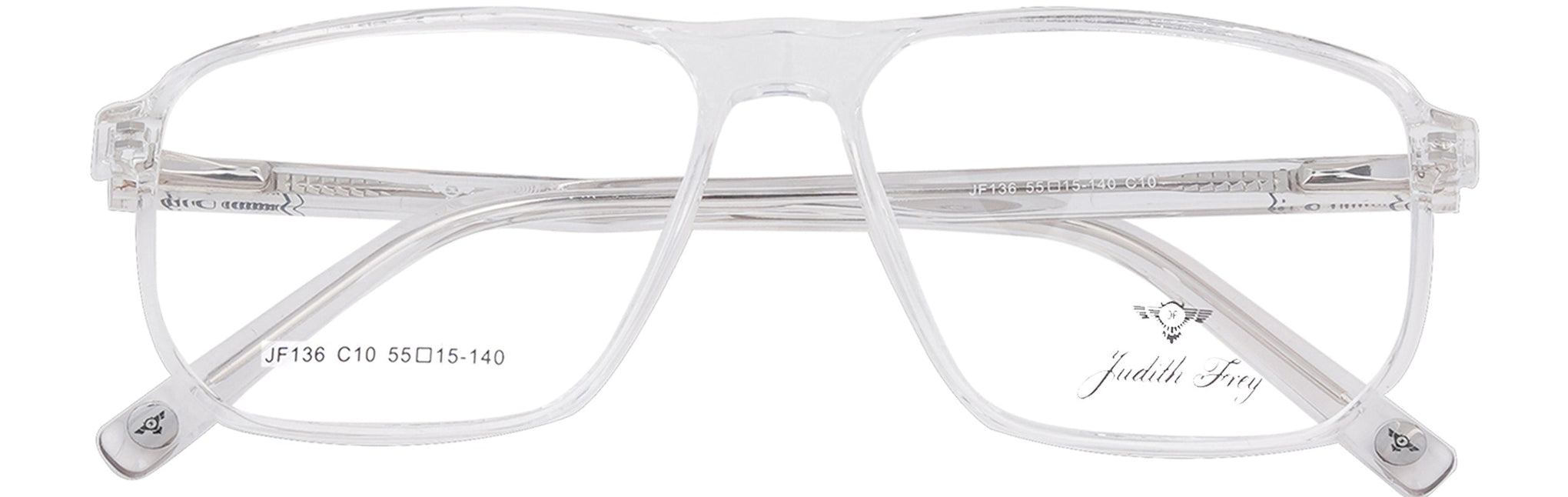 JF136 - C10 - Crystal Clear - glassesbyahana.com