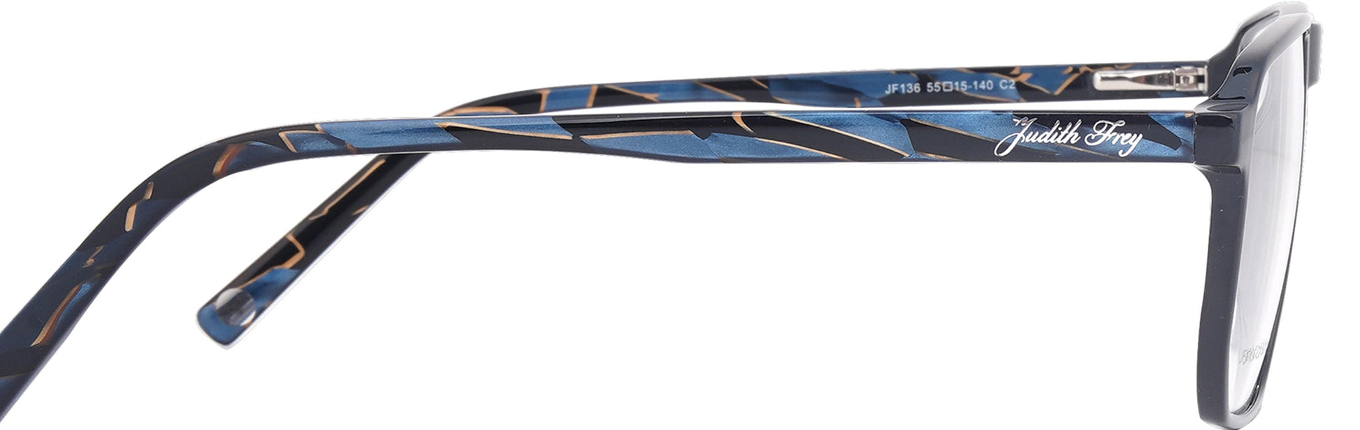 JF136 - C2 - Handmade Bio Acetate - Midnight Black - glassesbyahana.com