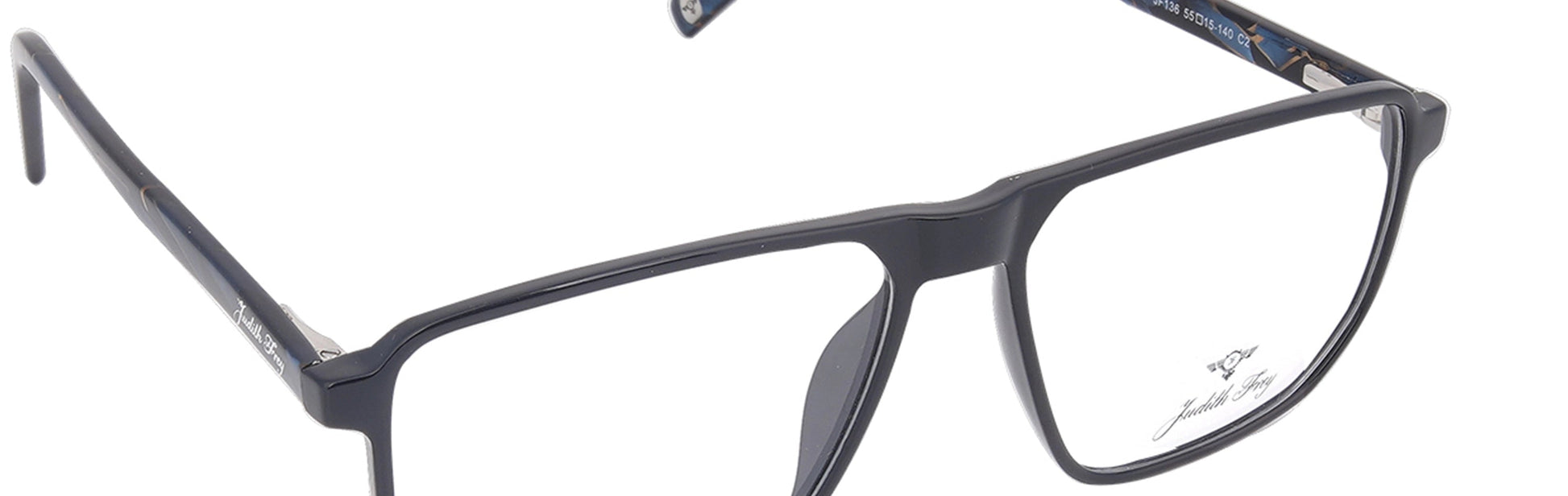 JF136 - C2 - Handmade Bio Acetate - Midnight Black - glassesbyahana.com