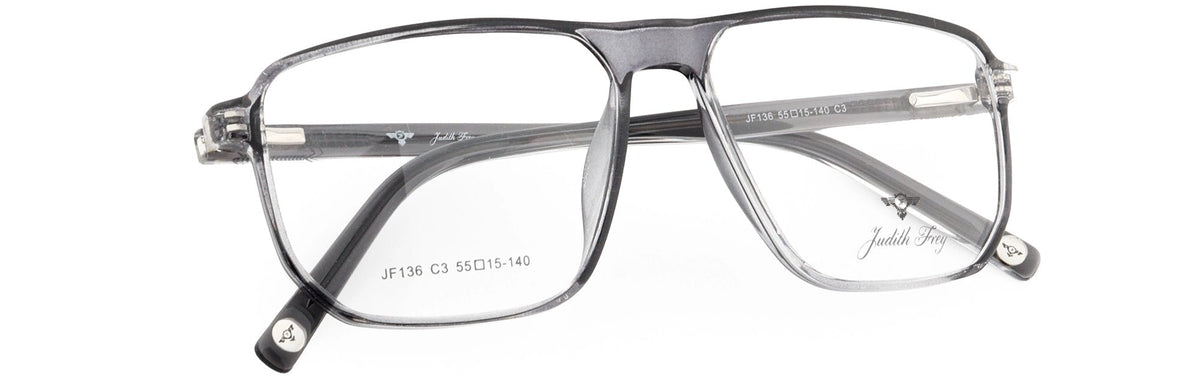 JF136-C3-Handmade Bio Acetate-Smokey Grey - glassesbyahana.com