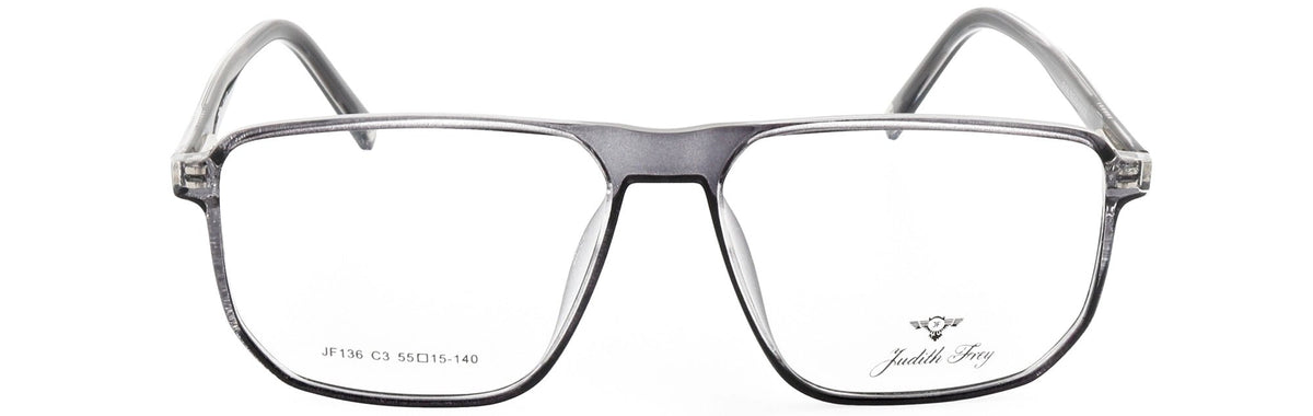 JF136-C3-Handmade Bio Acetate-Smokey Grey - glassesbyahana.com