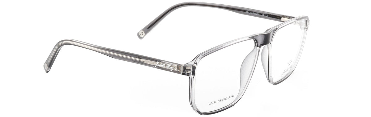 JF136-C3-Handmade Bio Acetate-Smokey Grey - glassesbyahana.com
