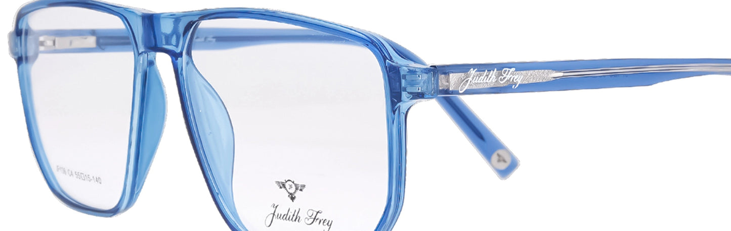 JF136 - C4 - Handmade Bio Acetate - Glacier Blue - glassesbyahana.com