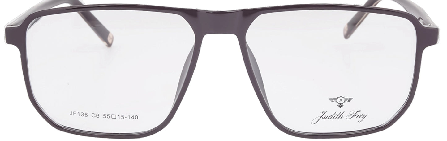 JF136 - C6 - Handmade Bio Acetate - Havana Brown - glassesbyahana.com