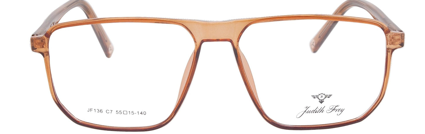 JF136 - C7 - Handmade Bio Acetate - Havana Brown - glassesbyahana.com