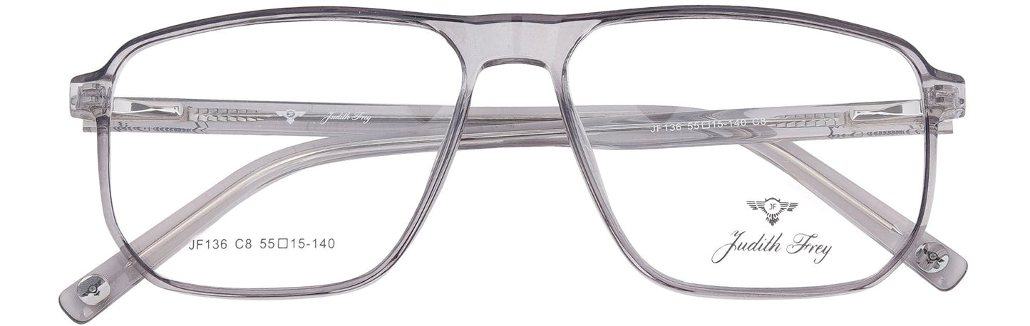 JF136 - C8 - Handmade Bio Acetate - Slate Grey - glassesbyahana.com