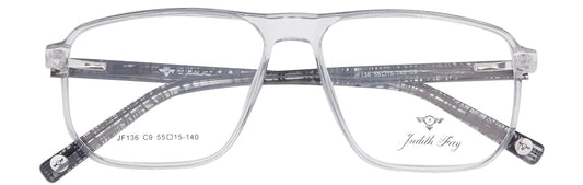 JF136 - C9 - Handmade Bio Acetate - Slate Grey - glassesbyahana.com