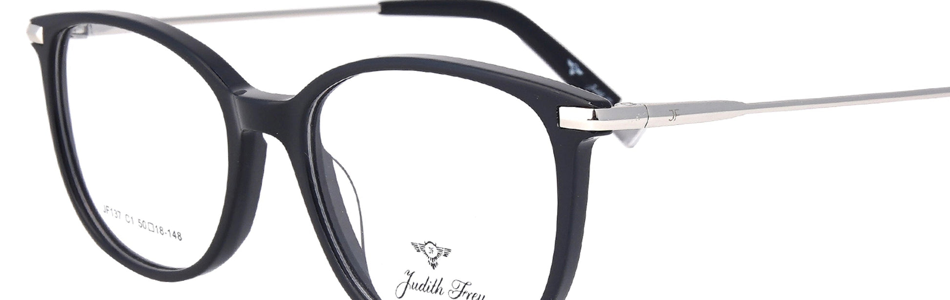 JF137 - C1 - Handmade Bio Acetate - Midnight Black - glassesbyahana.com