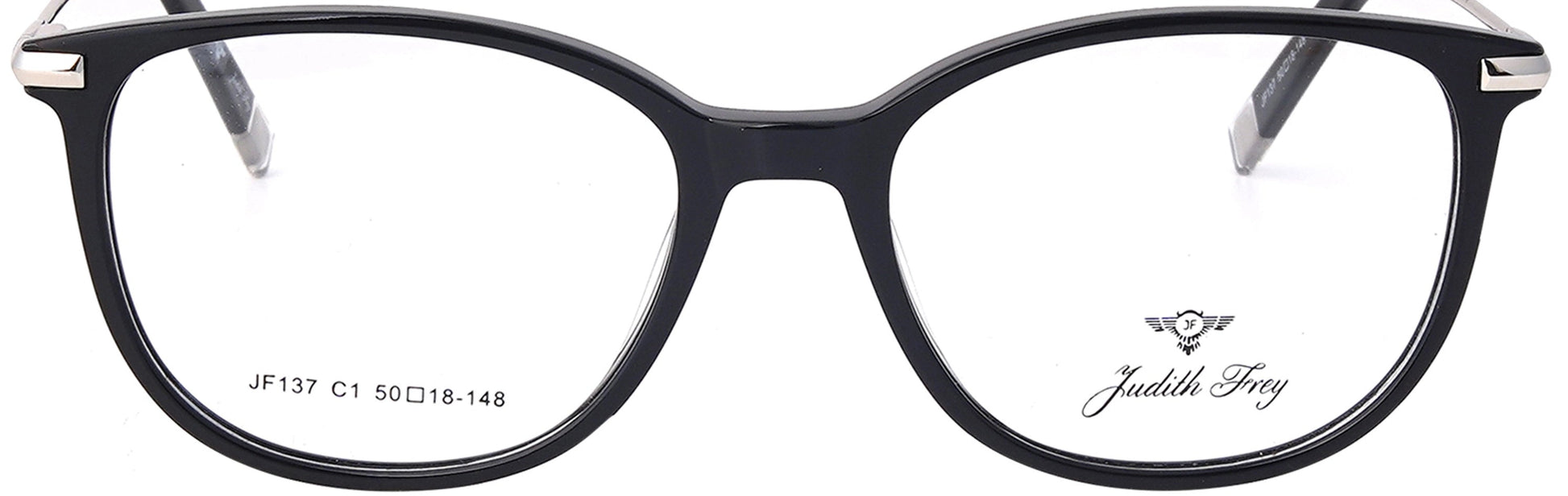 JF137 - C1 - Handmade Bio Acetate - Midnight Black - glassesbyahana.com