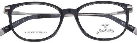 JF137 - C2 - Handmade Bio Acetate - Midnight Black - glassesbyahana.com