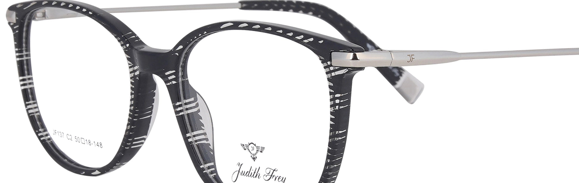 JF137 - C2 - Handmade Bio Acetate - Midnight Black - glassesbyahana.com