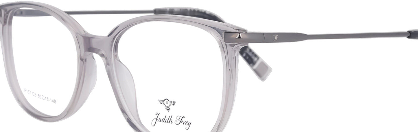 JF137 - C3 - Handmade Bio Acetate - Slate Grey - glassesbyahana.com