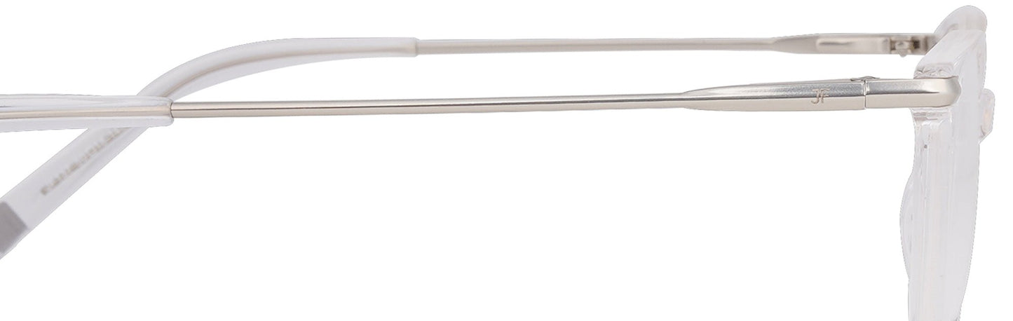 JF137 - C5 - Handmade Bio Acetate - Crystal Clear - glassesbyahana.com