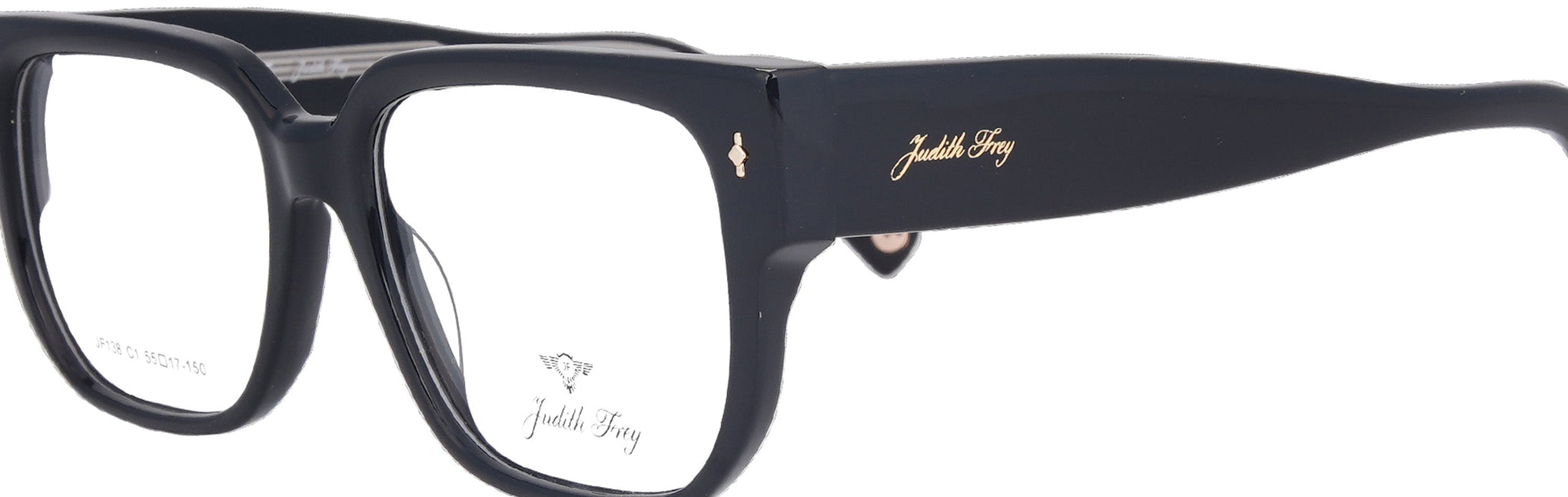 JF138 - C1 - Handmade Acetate - Midnight Black - glassesbyahana.com