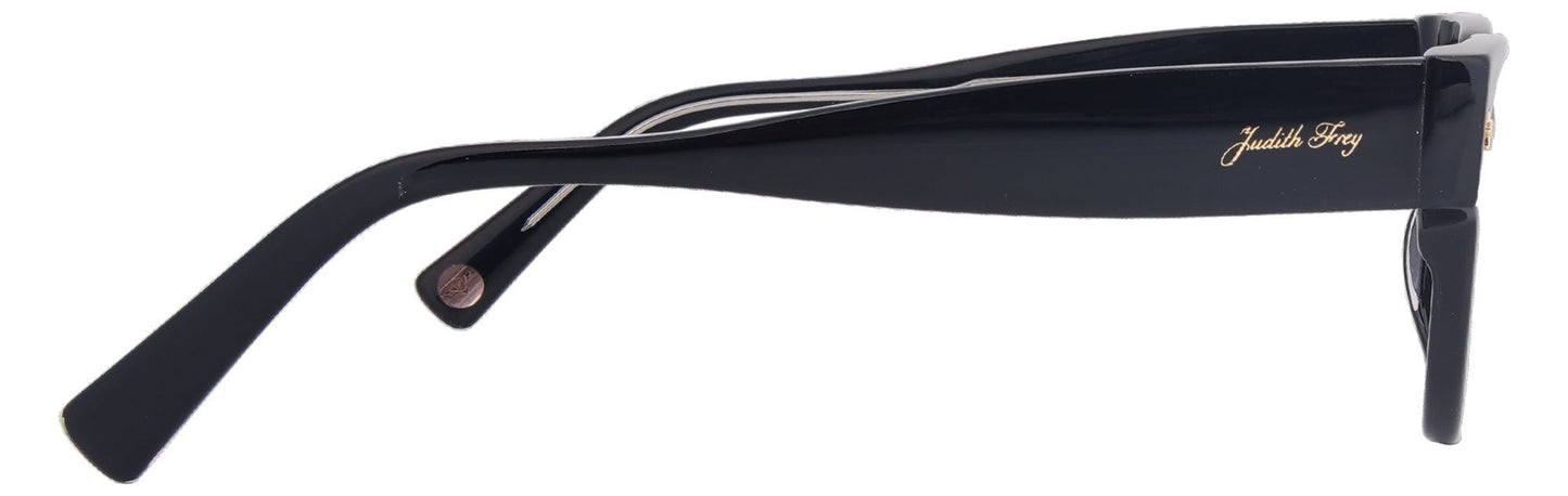 JF138 - C1 - Handmade Bio Acetate - Midnight Black - glassesbyahana.com