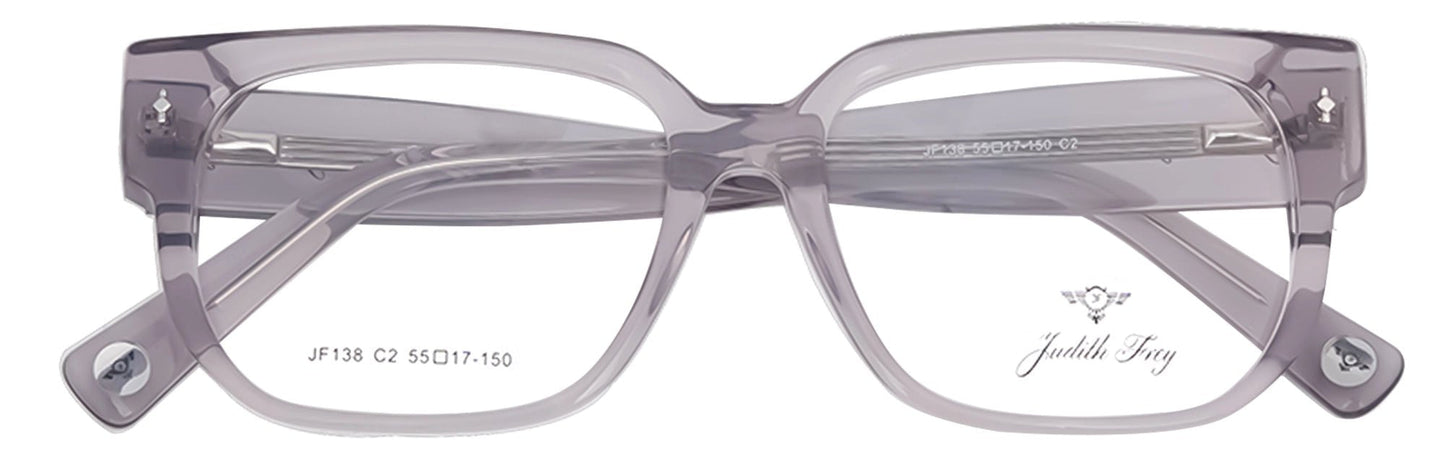 JF138 - C2 - Handmade Bio Acetate - Slate Grey - glassesbyahana.com