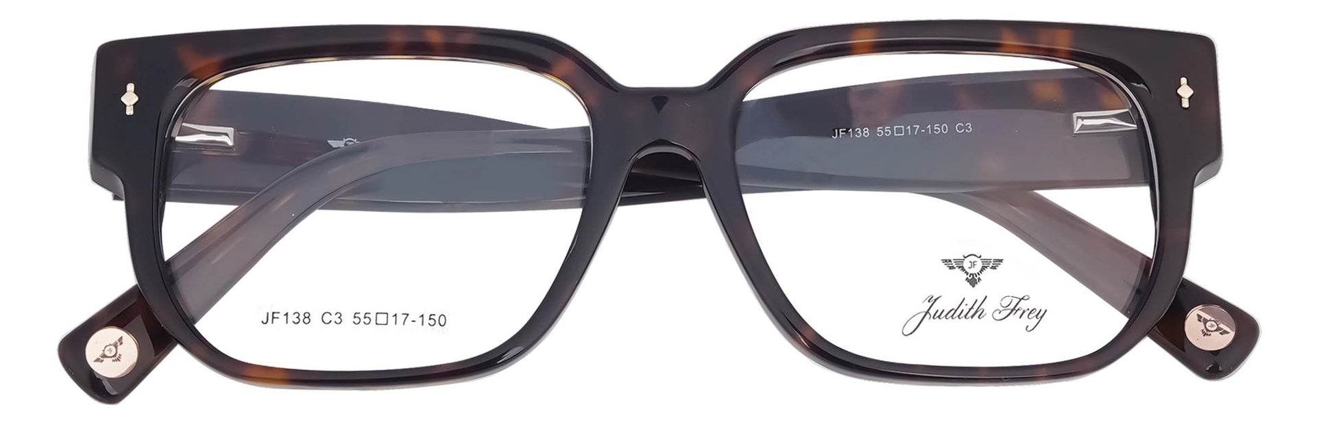 JF138 - C3 - Handmade Bio Acetate - Havana Brown - glassesbyahana.com