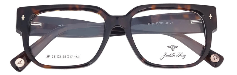 JF138 - C3 - Handmade Bio Acetate - Havana Brown - glassesbyahana.com