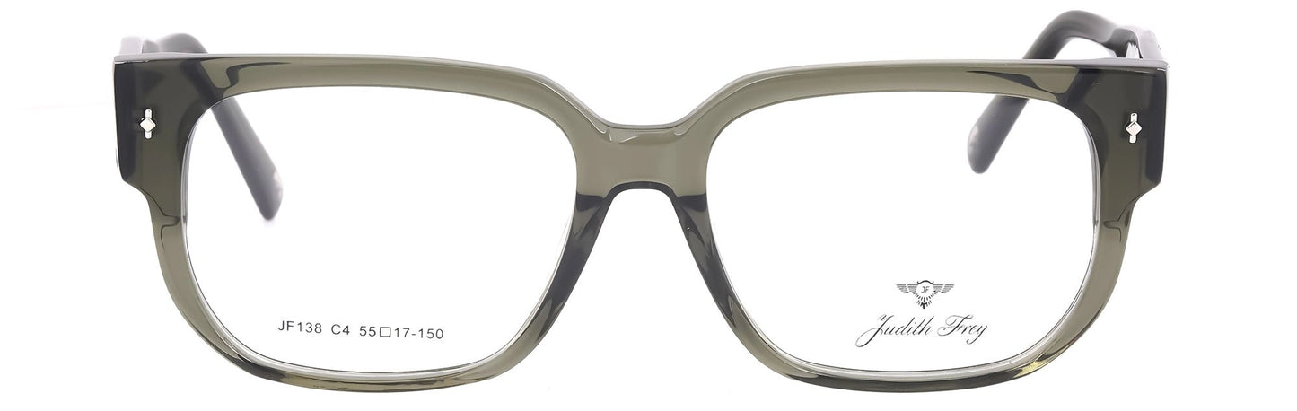 JF138 - C4 - Handmade Bio Acetate - Forest Green - glassesbyahana.com