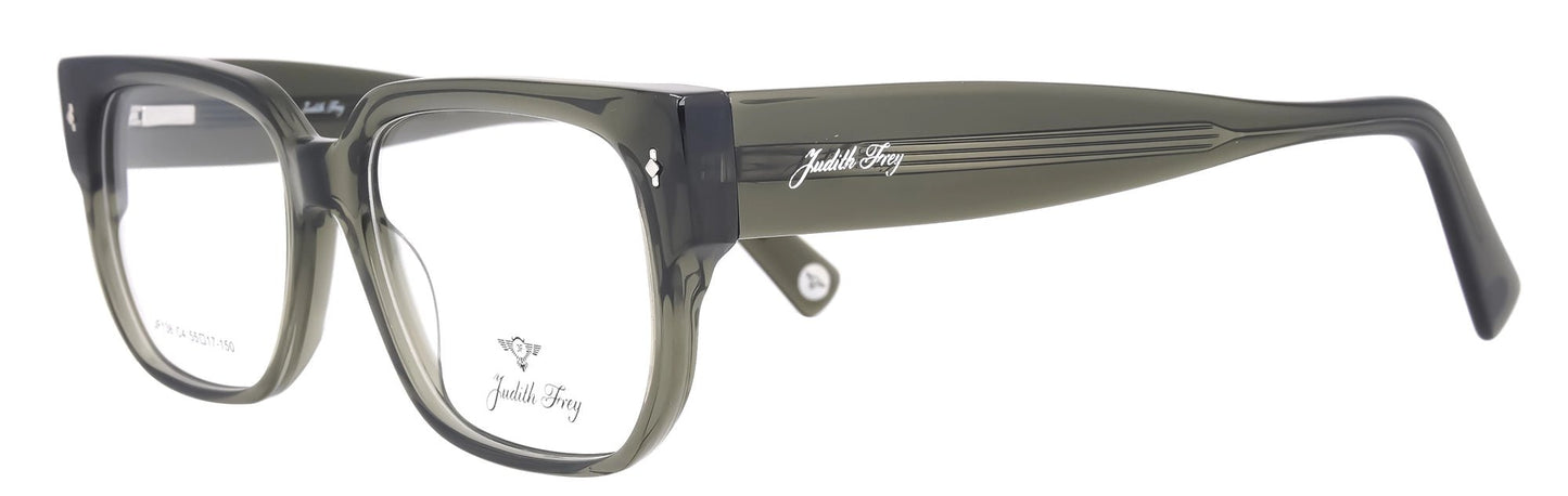 JF138 - C4 - Handmade Bio Acetate - Forest Green - glassesbyahana.com