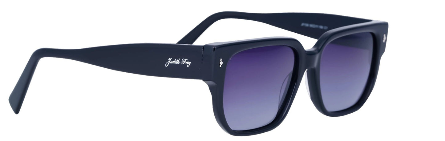 JF139 - C1 - Handmade Bio Acetate - Midnight Black - glassesbyahana.com