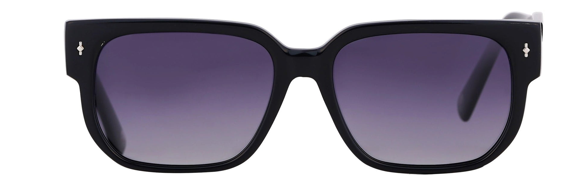 JF139 - C1 - Handmade Bio Acetate - Midnight Black - glassesbyahana.com