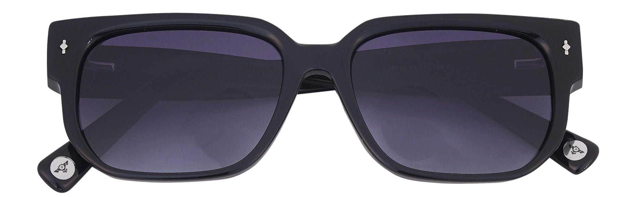 JF139-C1-Handmade Acetate-Midnight Black