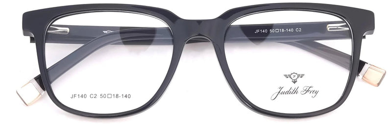 JF140-C2-Handmade Bio Acetate-Midnight Black - glassesbyahana.com