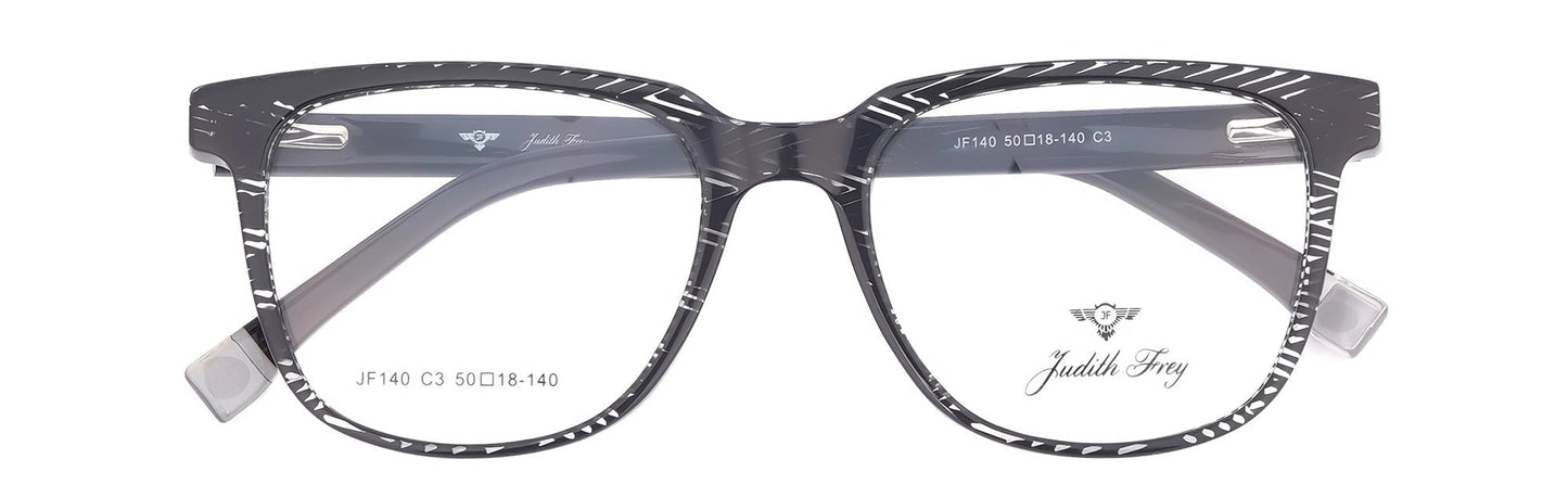 JF140 - C3 - Handmade Bio Acetate - Midnight Black - glassesbyahana.com