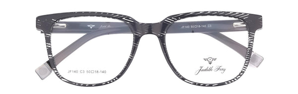 JF140 - C3 - Handmade Bio Acetate - Midnight Black - glassesbyahana.com