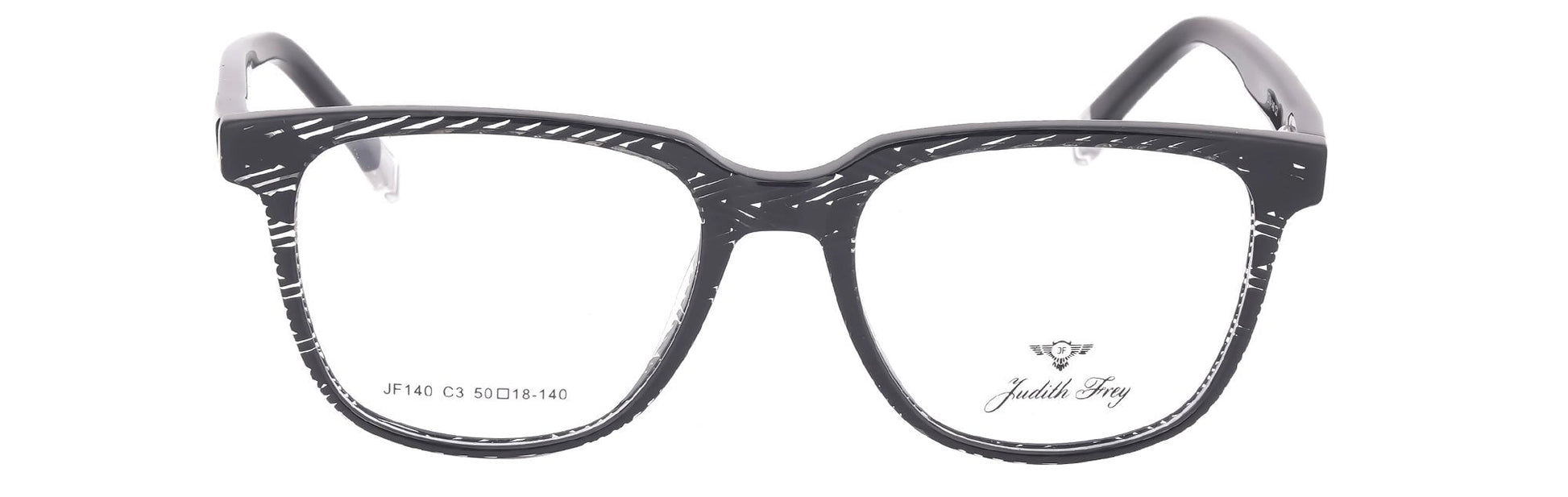JF140 - C3 - Handmade Bio Acetate - Midnight Black - glassesbyahana.com