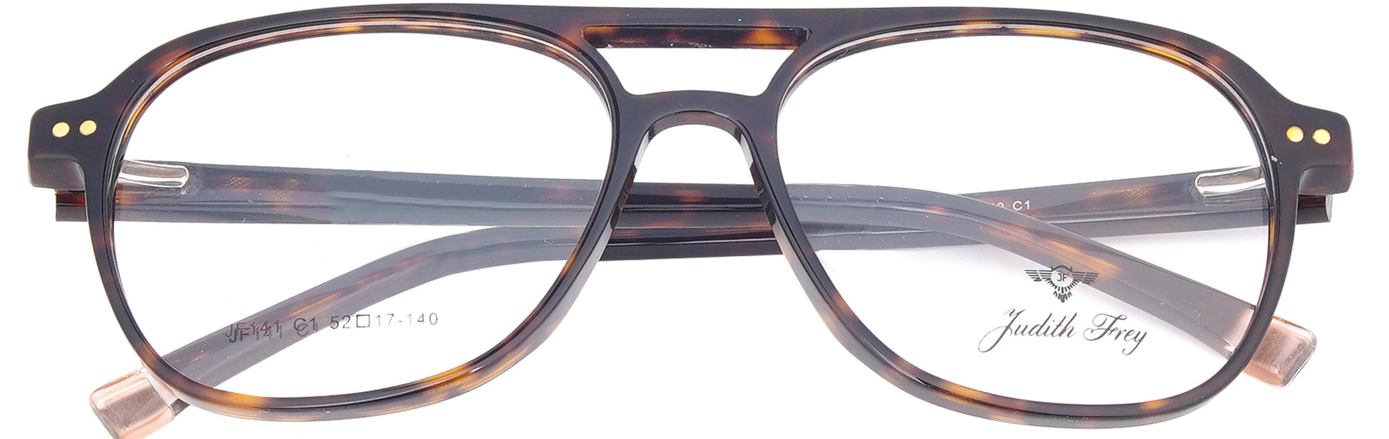 JF141 - C1 - Handmade Bio Acetate Havana Brown - glassesbyahana.com